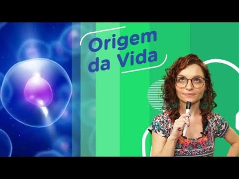 Thumbnail da aula: Origem da vida | Hipóteses da Panspermia, dos Coacervados e das Fumarolas