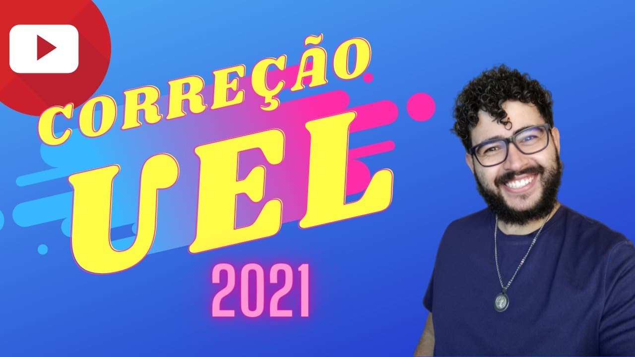Thumbnail: CORREÇÃO UEL I 2021 - Prof Toninho