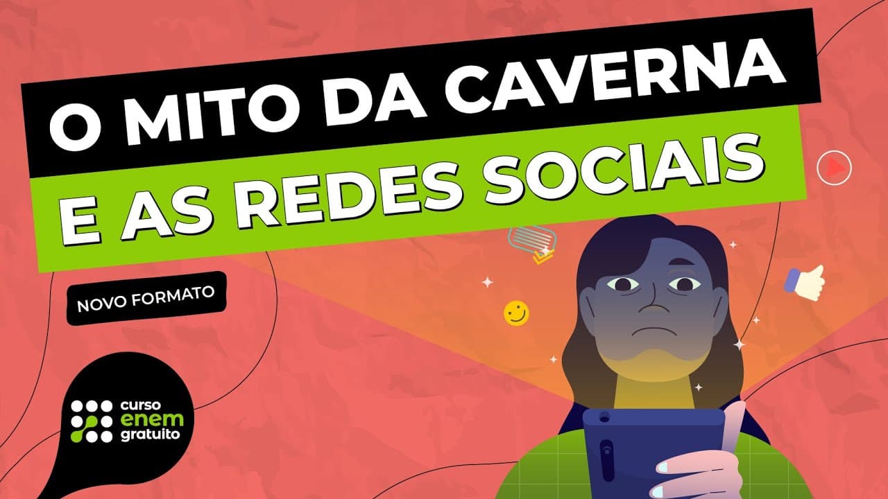 Thumbnail: O MITO DA CAVERNA E AS REDES SOCIAIS | Filosofia para o Enem | Ernani Silva