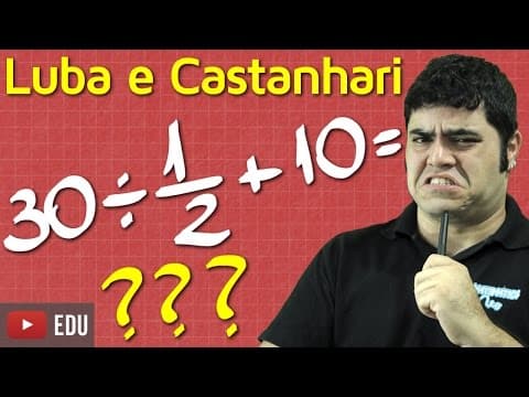 Thumbnail da aula: O Problema do Luba e do Castanhari | Expressão Numérica | Matemática Rio