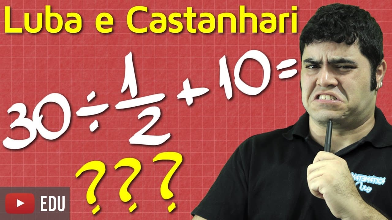 Thumbnail: O Problema do Luba e do Castanhari | Expressão Numérica | Matemática Rio