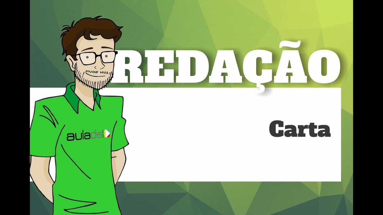 Thumbnail: Redação - Carta
