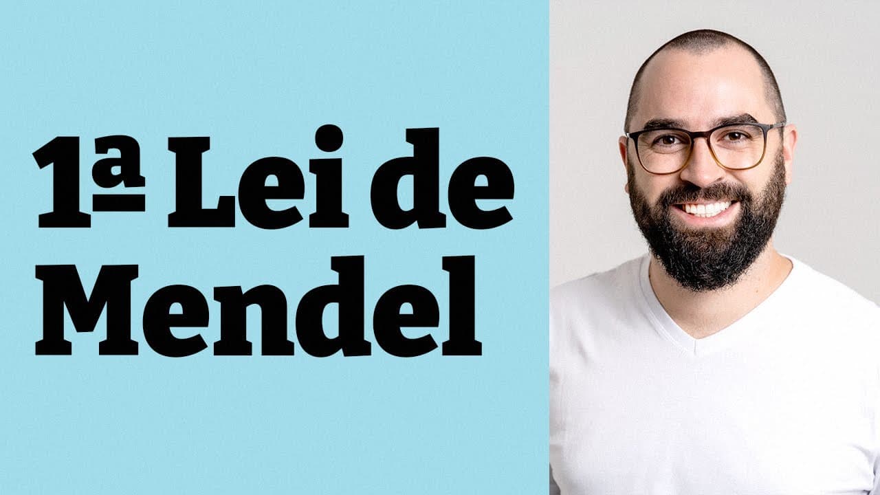 Thumbnail: Primeira Lei de Mendel [Entenda de verdade!] - Aula 02 - Mód. 2 - Genética | Prof. Guilherme