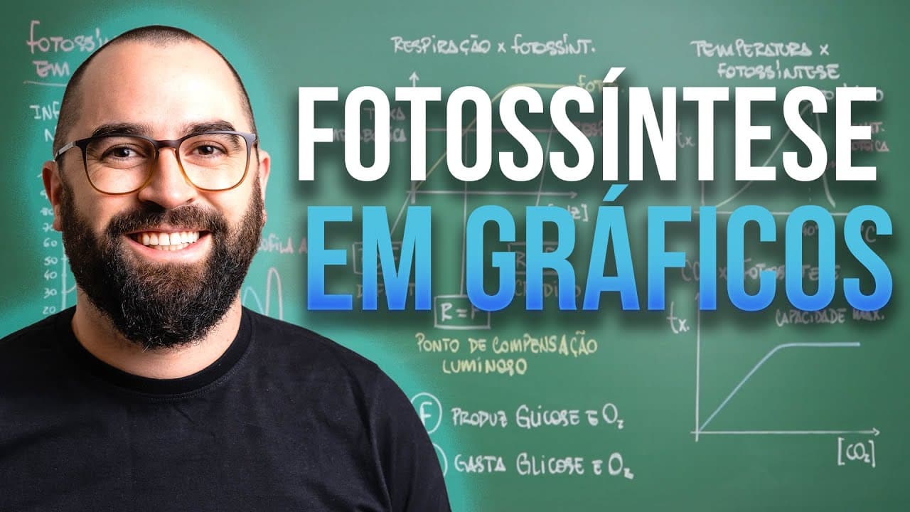 Thumbnail: Fotossíntese em gráficos - Aula 30 - Módulo 1: Biologia Celular