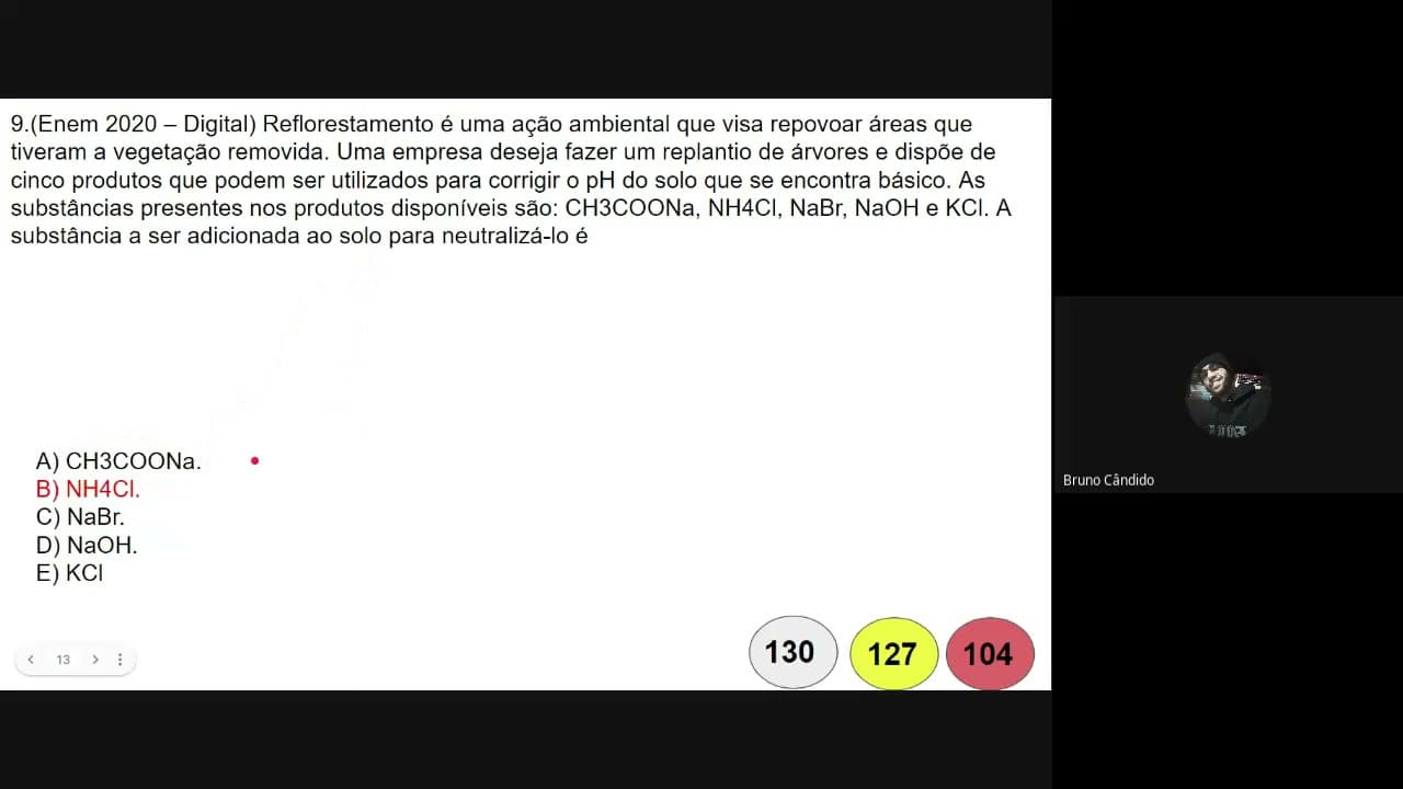 Thumbnail: Resolução da 9° questão selecionada do ENEM digital de 2020