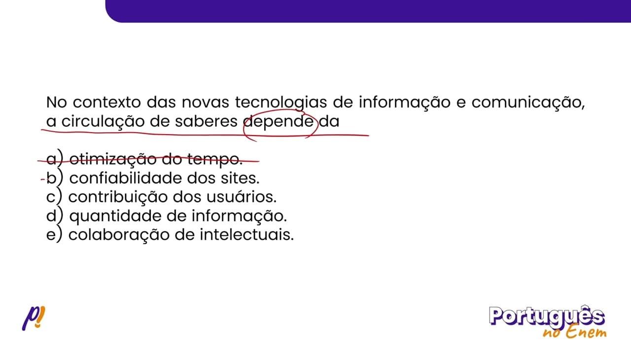 Thumbnail: ENEM 2019 - ESTUDOS DO SENTIDO | A rede é, antes de tudo, um instrumento de comunicação...