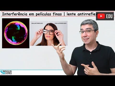 Thumbnail da aula: Interferência em películas finas | bolha de sabão e antirreflexo | ENEM