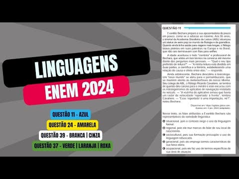 Thumbnail da aula: Resolução questão 11 (PROVA AZUL) | Linguagens ENEM 2024