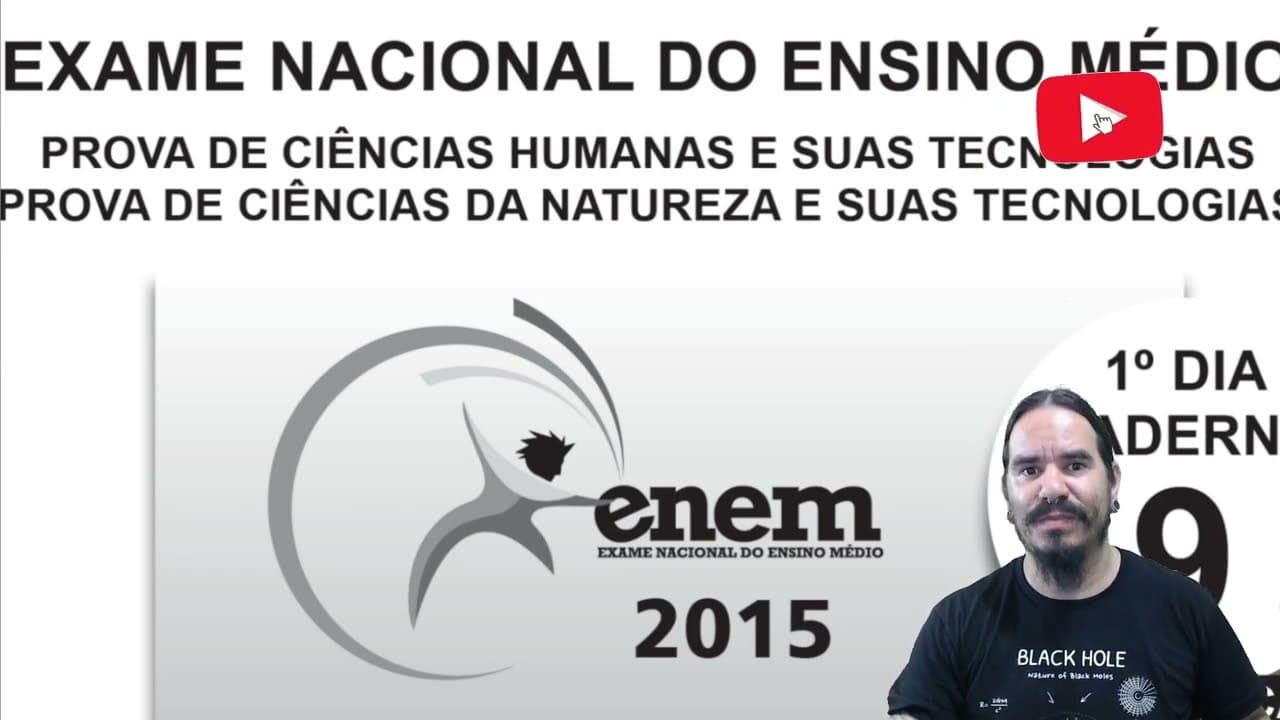 Thumbnail: ENEM 2015 PPL - Questão 86 (caderno branco)