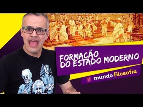 Thumbnail da aula: ⚖️ Formação do Estado Moderno - Filosofia - ENEM