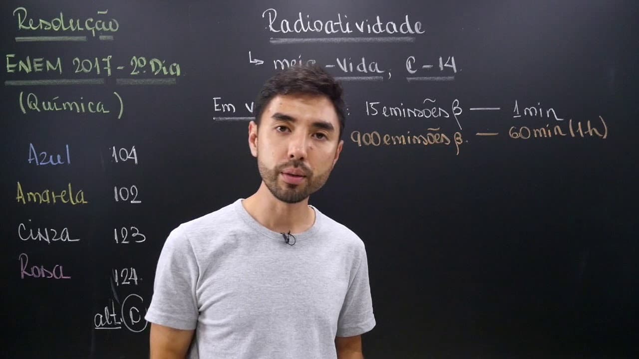 Thumbnail: ENEM 2017 - Questão 102 de Química (Caderno Amarelo)