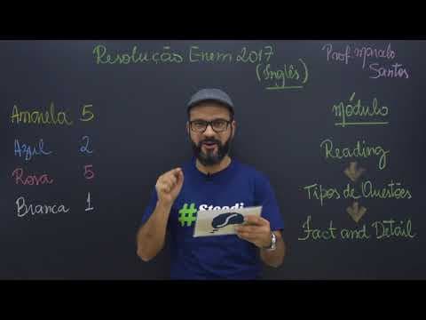 Thumbnail da aula: ENEM 2017 - Questão 5 de Inglês (Caderno Amarelo)