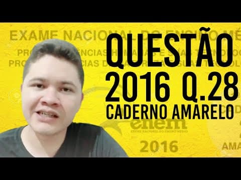 Thumbnail da aula: Sociologia no ENEM - Questão 28 [Caderno Amarelo]