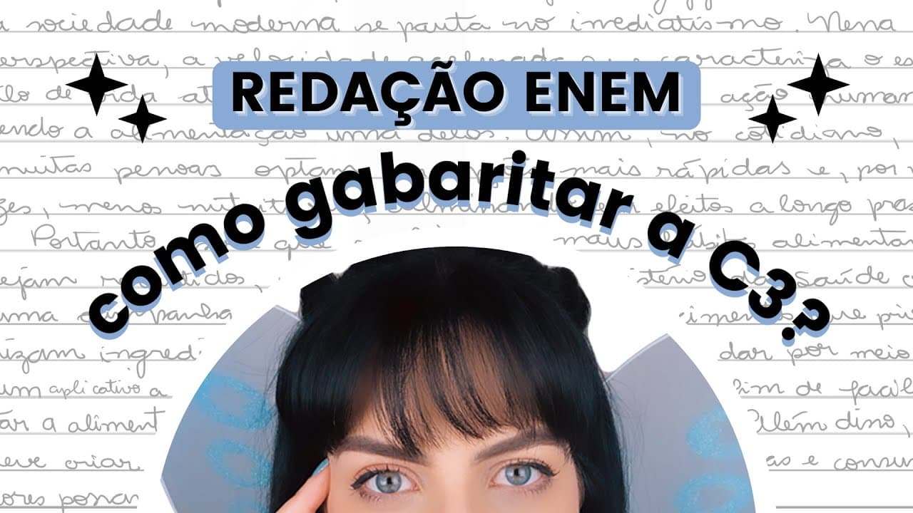Thumbnail: Como gabaritar a Competência 3 da redação do Enem