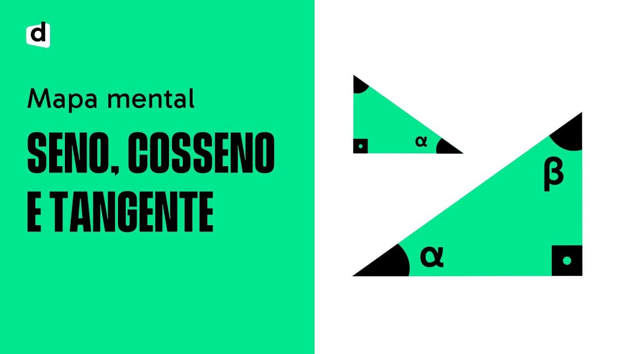 Thumbnail: 📐SENO, COSSENO E TANGENTE | Matemática | Quer Que Desenhe | Descomplica
