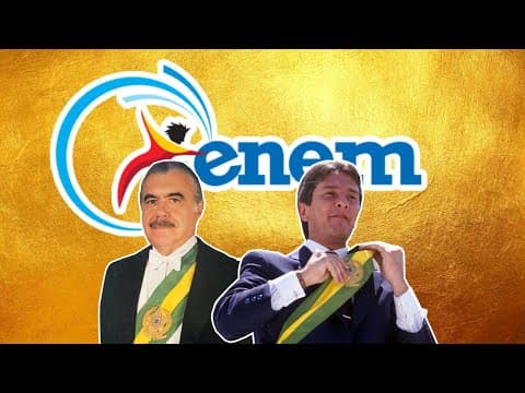 Thumbnail da aula: COMO SÃO COBRADOS OS GOVERNOS DE SARNEY E COLLOR NO ENEM?