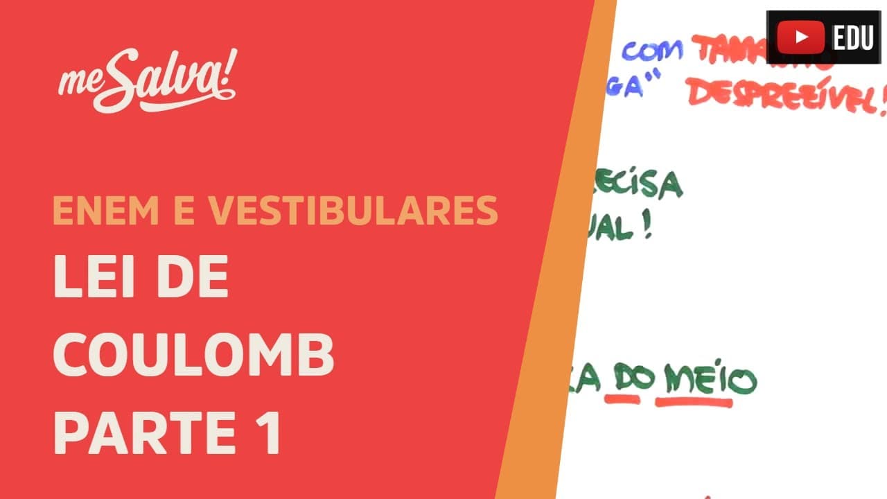 Thumbnail: Me Salva! ELT10 - Eletrostática - Lei de Coulomb (Parte 1)
