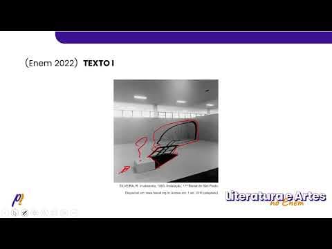 Thumbnail da aula: ENEM 2022 - Séculos XX e XXI | A instalação In absentia propõe um diálogo com o ready-made...
