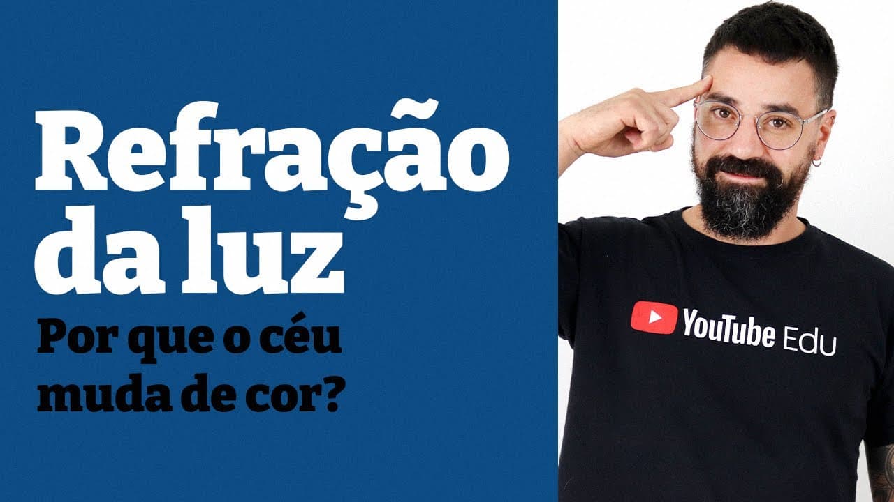 Thumbnail: A refração da luz [Por que o céu muda de cor?] - Aula 7 - Física Óptica - Prof. Henrique