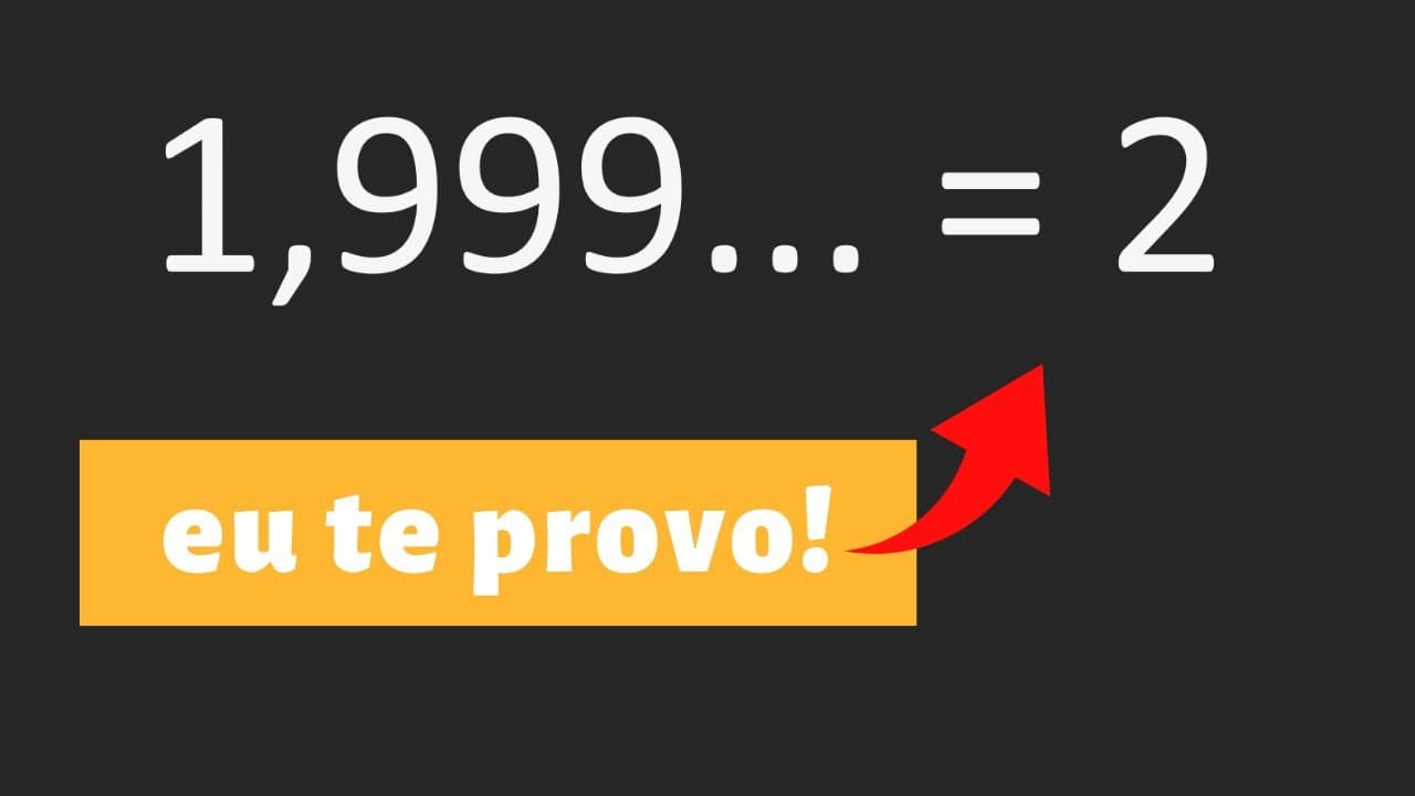 Thumbnail: DESAFIO MATEMÁTICO - 1.999.. é realmente IGUAL a 2?