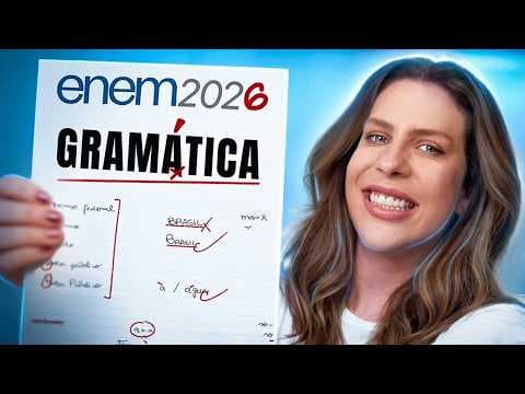 Thumbnail da aula: Como Escrever Melhor: 5 Dicas de Gramática (ENEM 2026)