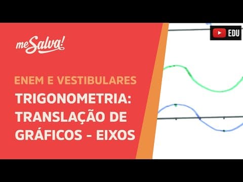 Thumbnail da aula: Me Salva! TRG19 - Trigonometria - Translações de gráficos trigonométricos - Eixos