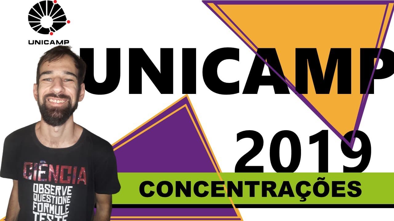 Thumbnail: Questão comentada UNICAMP/2019 (Concentração)