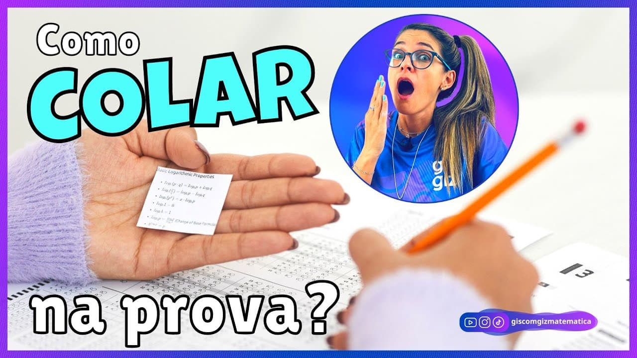Thumbnail: COMO COLAR NA PROVA? "FAZENDO COLINHA "