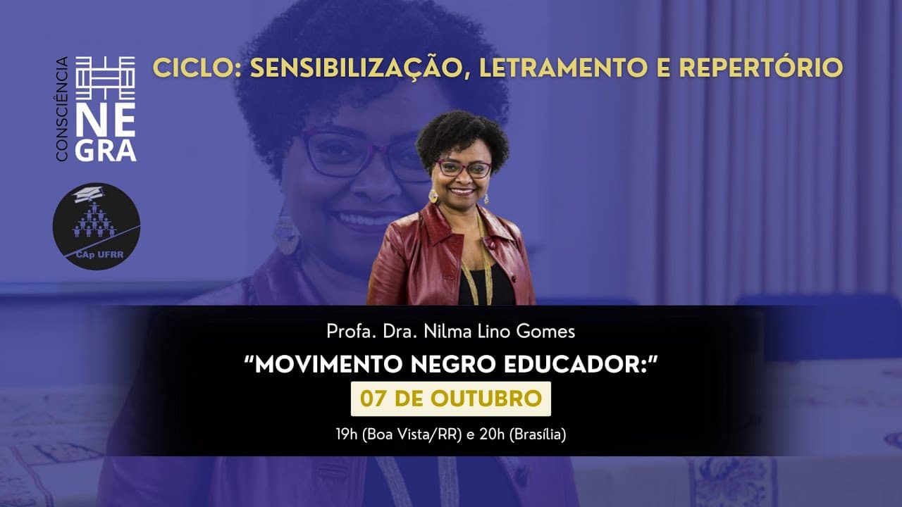 Thumbnail: 1 MOVIMENTO NEGRO EDUCADOR - Palestrante: Profª Drª Nilma Lino Gomes [FaE/UFMG]