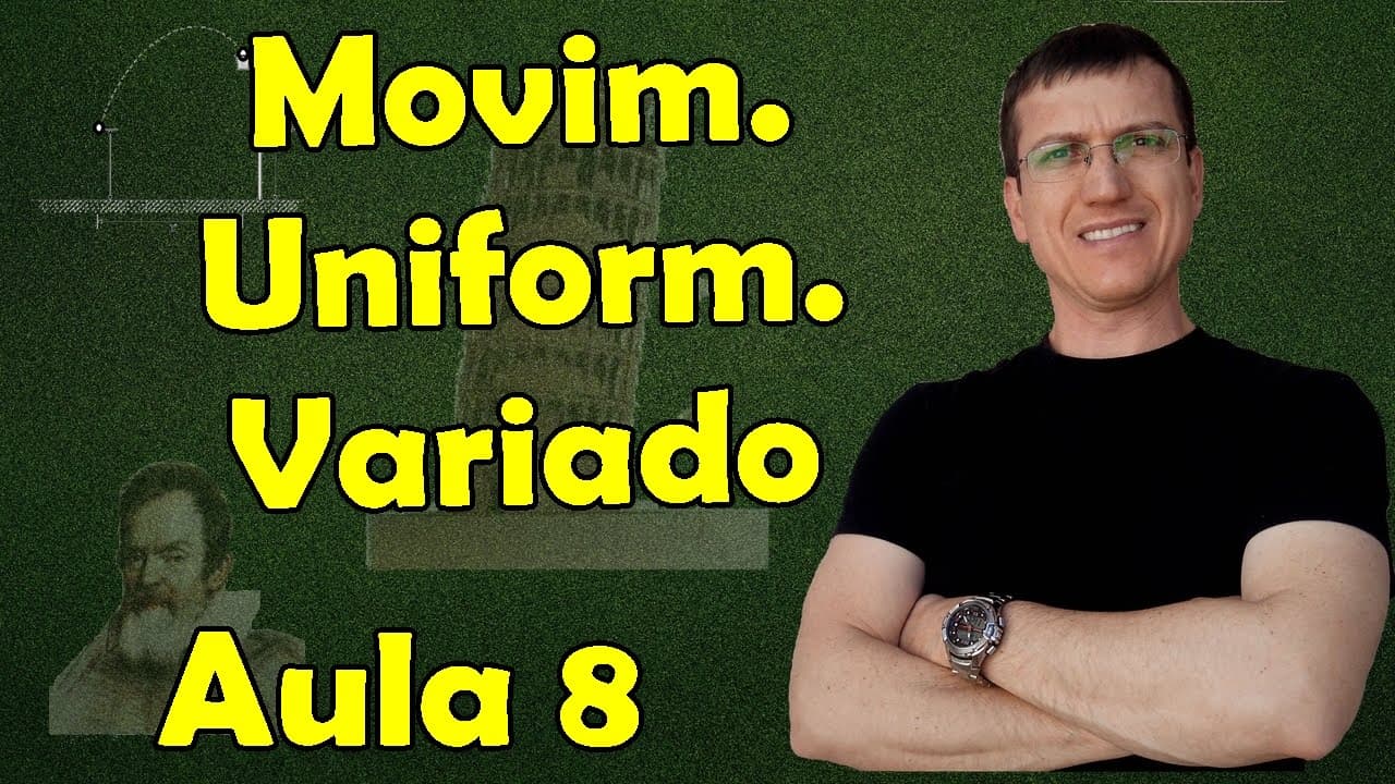 Thumbnail: Movimento Uniformemente Variado II - Cinemática Escalar - Aula 8 - Prof. Marcelo Boaro