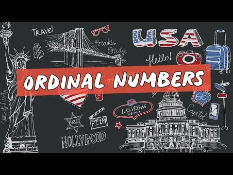Thumbnail da aula: Ordinal Numbers - Brasil Escola