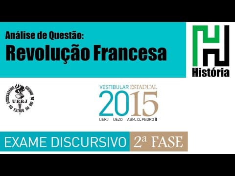 Thumbnail da aula: UERJ 2015: Revolução Francesa / Estados Gerais (Gabarito comentado)