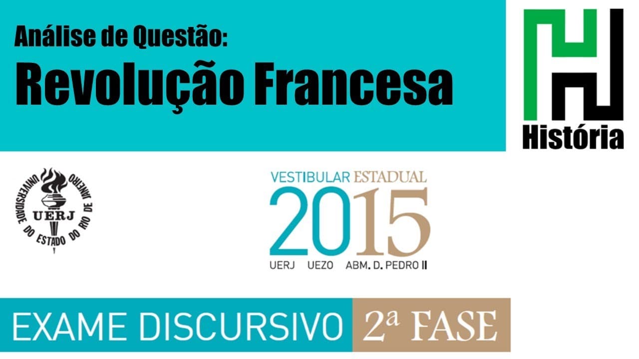 Thumbnail: UERJ 2015: Revolução Francesa / Estados Gerais (Gabarito comentado)