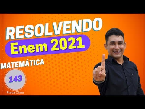 Thumbnail da aula: RESOLUÇÃO MATEMATICA ENEM 2021| Um automóvel apresenta um desempenho médio de 16 km/L.