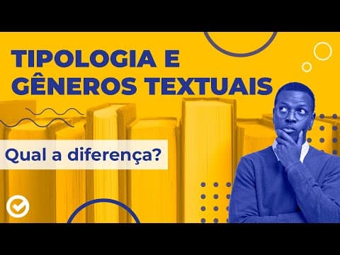 Thumbnail da aula: Acelere no ENEM -  Tipologia e gêneros textuais