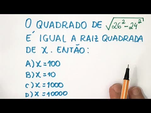 Thumbnail da aula: 🔥 HELP MATEMÁTICA BÁSICA - Probleminha Bugante com Raiz  #150
