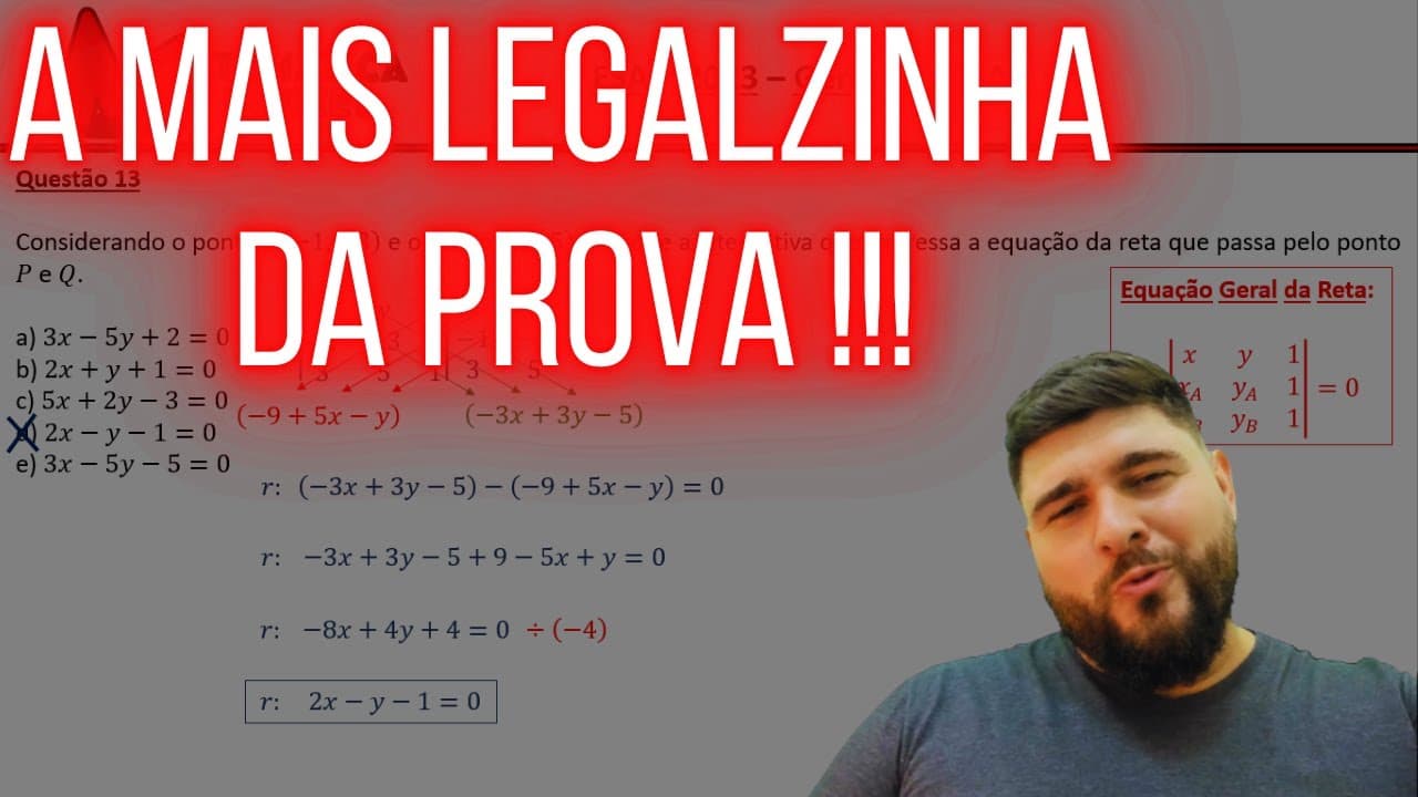 Thumbnail: ESA - 2023 - ÁREA GERAL (PROVA A) - QUESTÃO 13