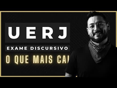 Thumbnail da aula: [UERJ DISCURSIVA]: O QUE MAIS CAI NA PROVA DE QUÍMICA (ESTATÍSTICA PRECISA E ATUALIZADA)