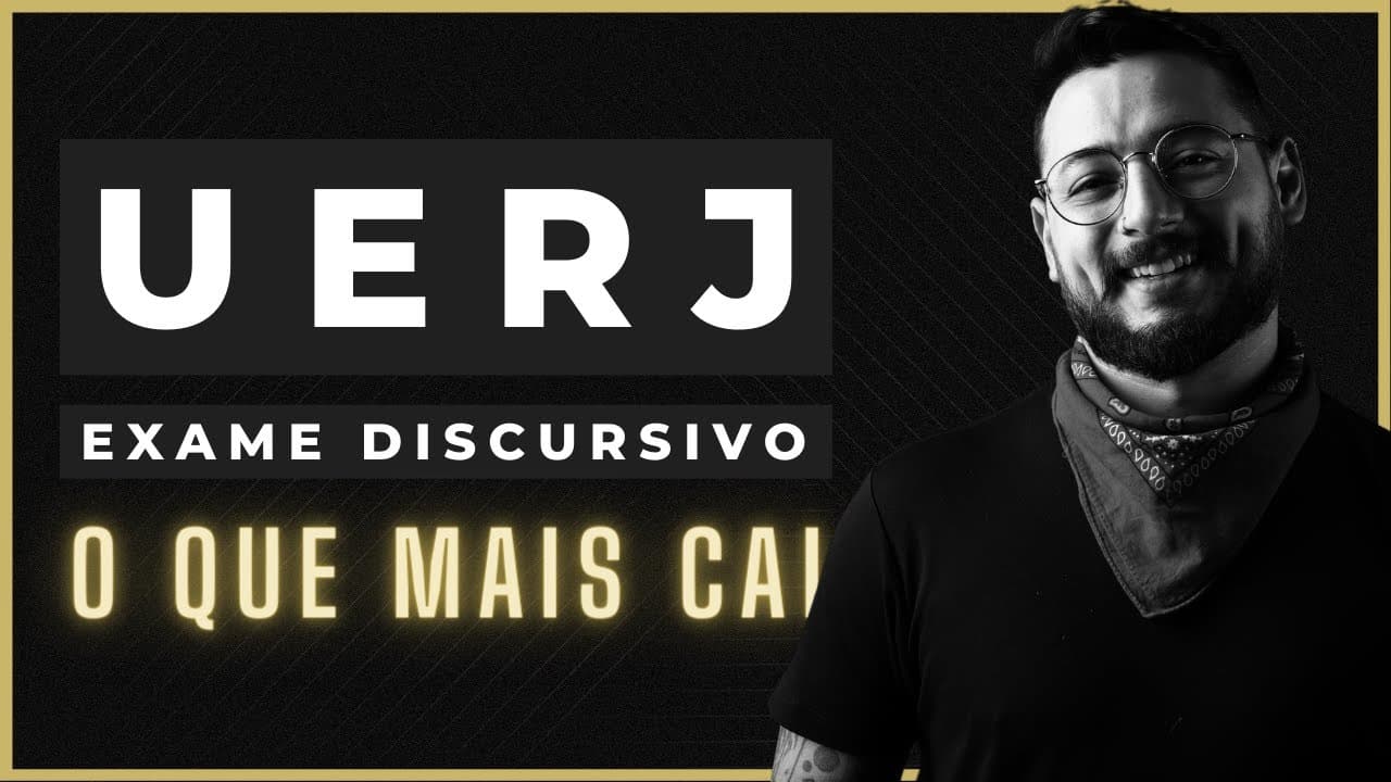 Thumbnail: [UERJ DISCURSIVA]: O QUE MAIS CAI NA PROVA DE QUÍMICA (ESTATÍSTICA PRECISA E ATUALIZADA)