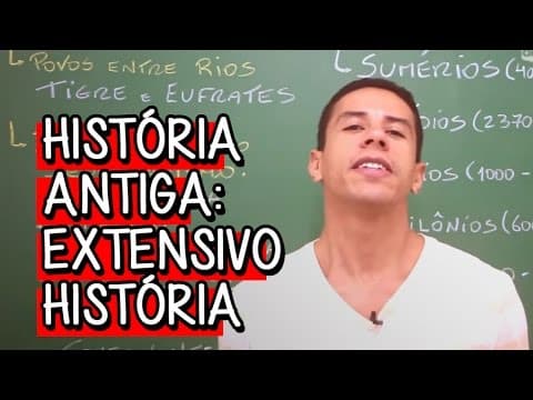 Thumbnail da aula: HISTÓRIA ANTIGA | EXTENSIVO HISTÓRIA | DESCOMPLICA