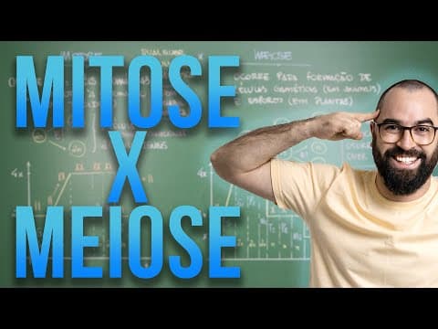 Thumbnail da aula: Mitose e Meiose: Comparação - Aula 34 - Módulo I: Biologia Celular | Prof. Gui