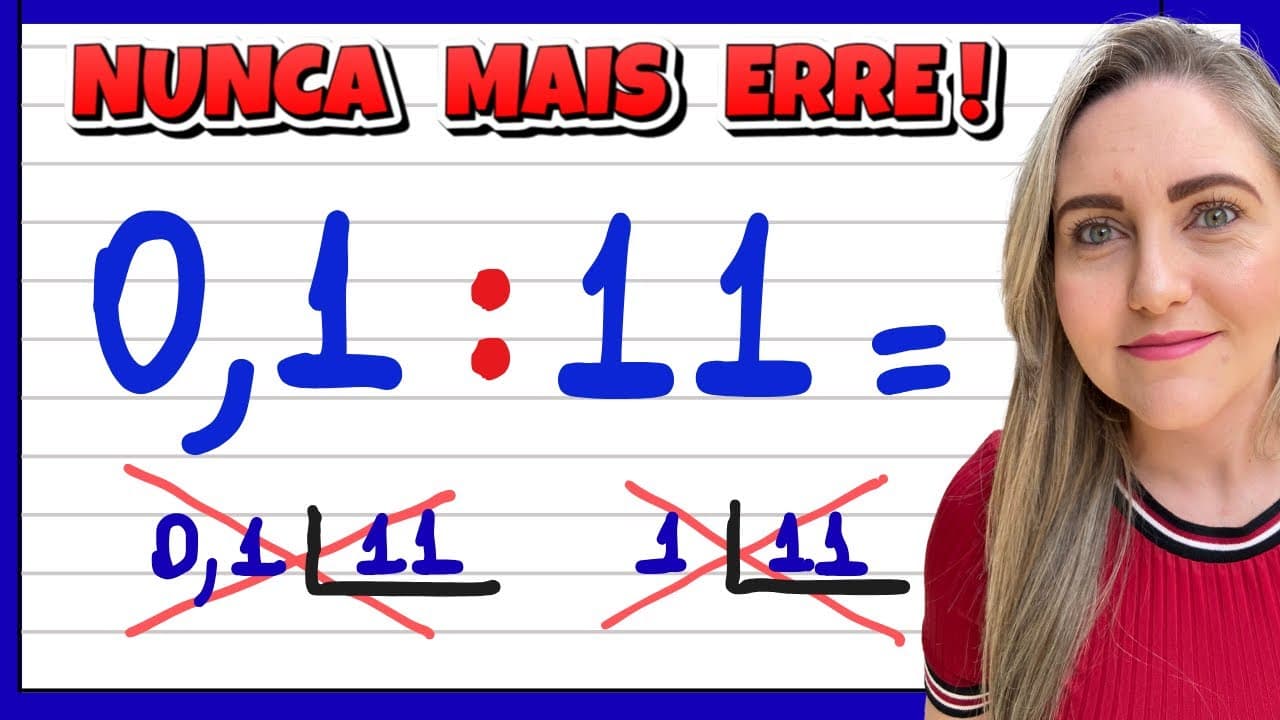 Thumbnail: APRENDA COMO FAZER DIVISÃO! DIVISÃO PARA INICIANTES! EXPLICAÇÃO PARA APRENDER MATEMÁTICA AGORA!