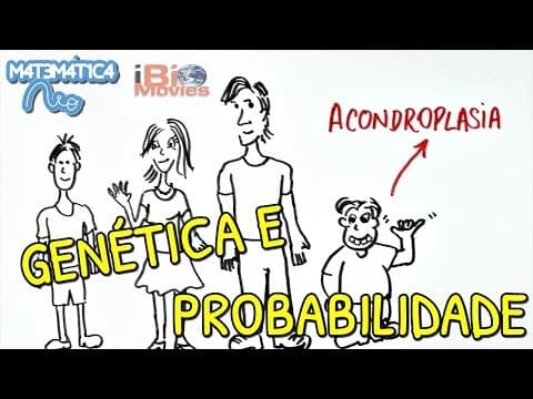 Thumbnail da aula: Matemática na Biologia - CÁLCULO DE PROBABILIDADE E GENÉTICA: Acondroplasia | Matemática Rio
