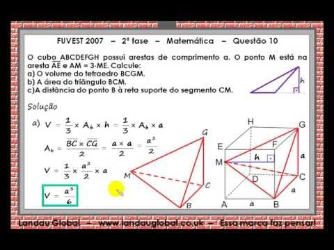 Thumbnail da aula: FUVEST USP 2007 MAT P2 Q10