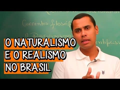 Thumbnail da aula: O Naturalismo e Realismo no Brasil - Extensivo Português | Descomplic