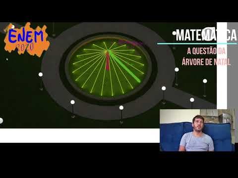 Thumbnail da aula: Resolução do Enem 2020 - Matemática - A questão da Árvore de Natal