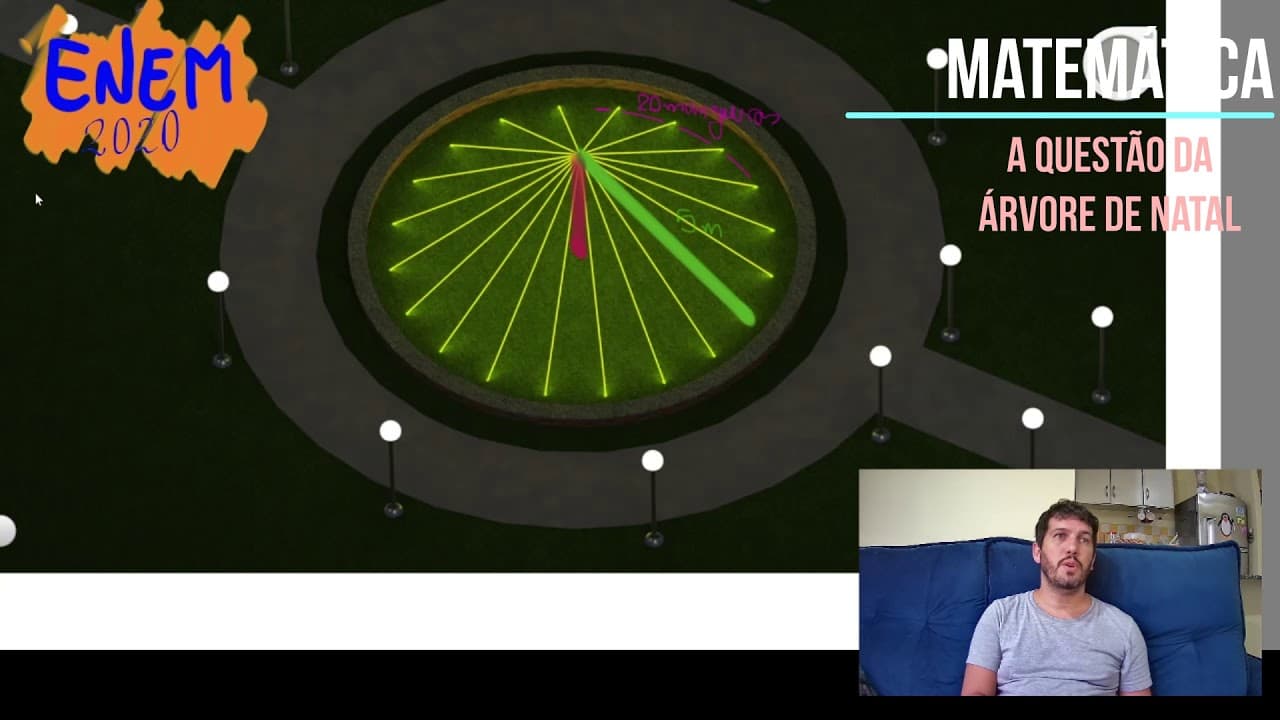 Thumbnail: Resolução do Enem 2020 - Matemática - A questão da Árvore de Natal