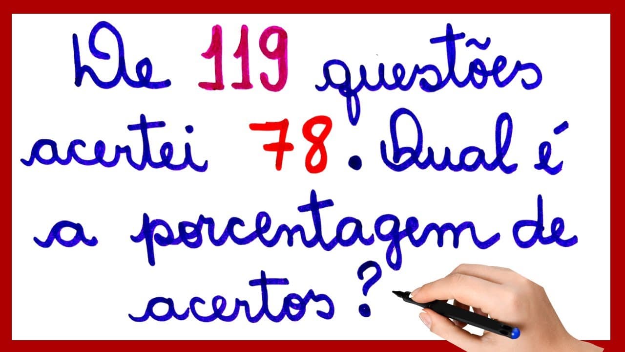 Thumbnail: VAMOS RESOLVER PORCENTAGEM???