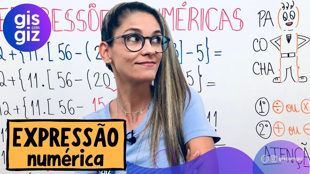 Thumbnail: EXPRESSÃO NUMÉRICA | MATEMÁTICA BÁSICA  \Prof. Gis/