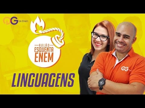 Thumbnail da aula: Linguagens para ENEM - Prof Marco Laurindo e Prof Carol Pavanelli